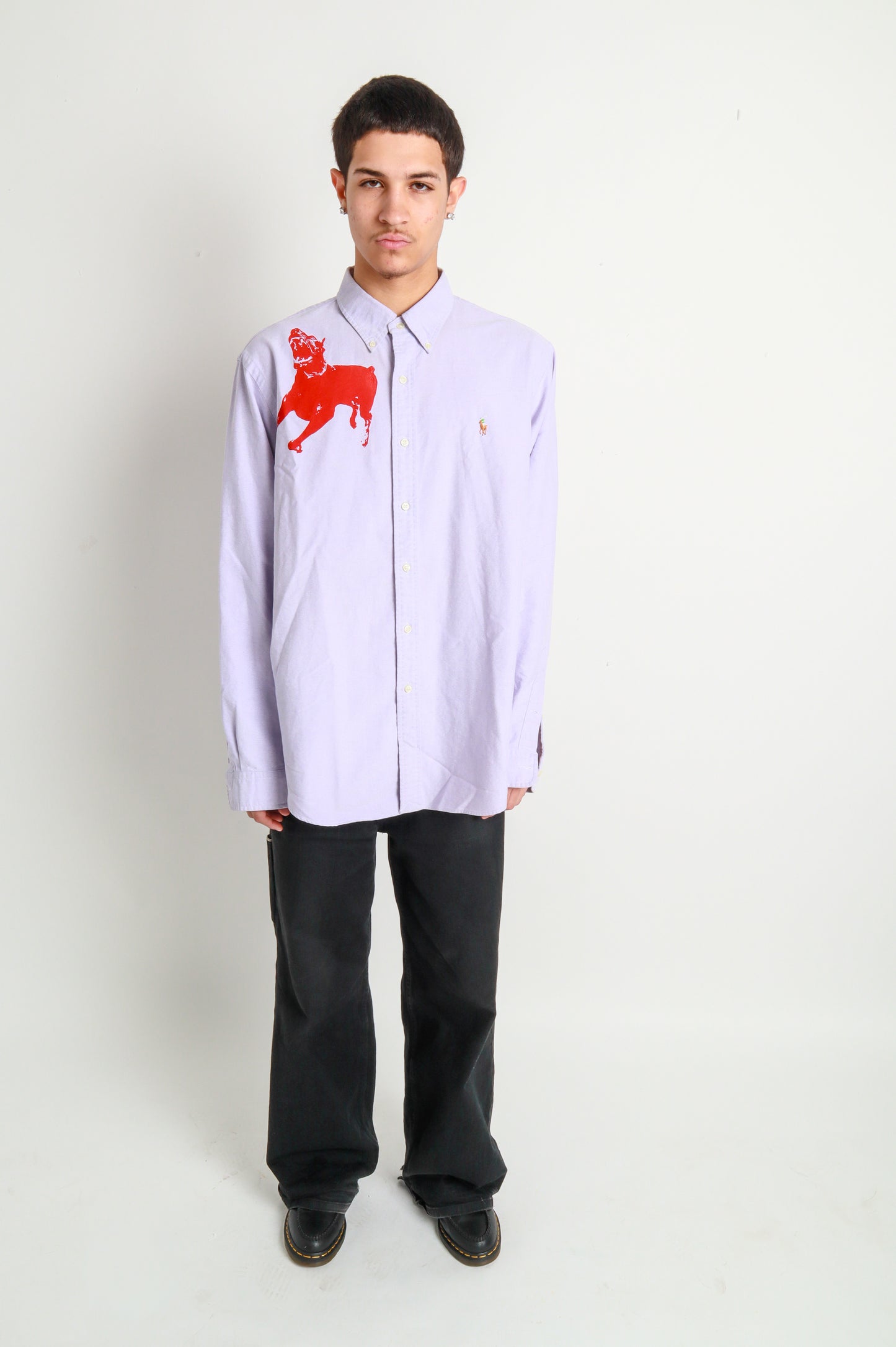 dog button down *Ralph Lauren