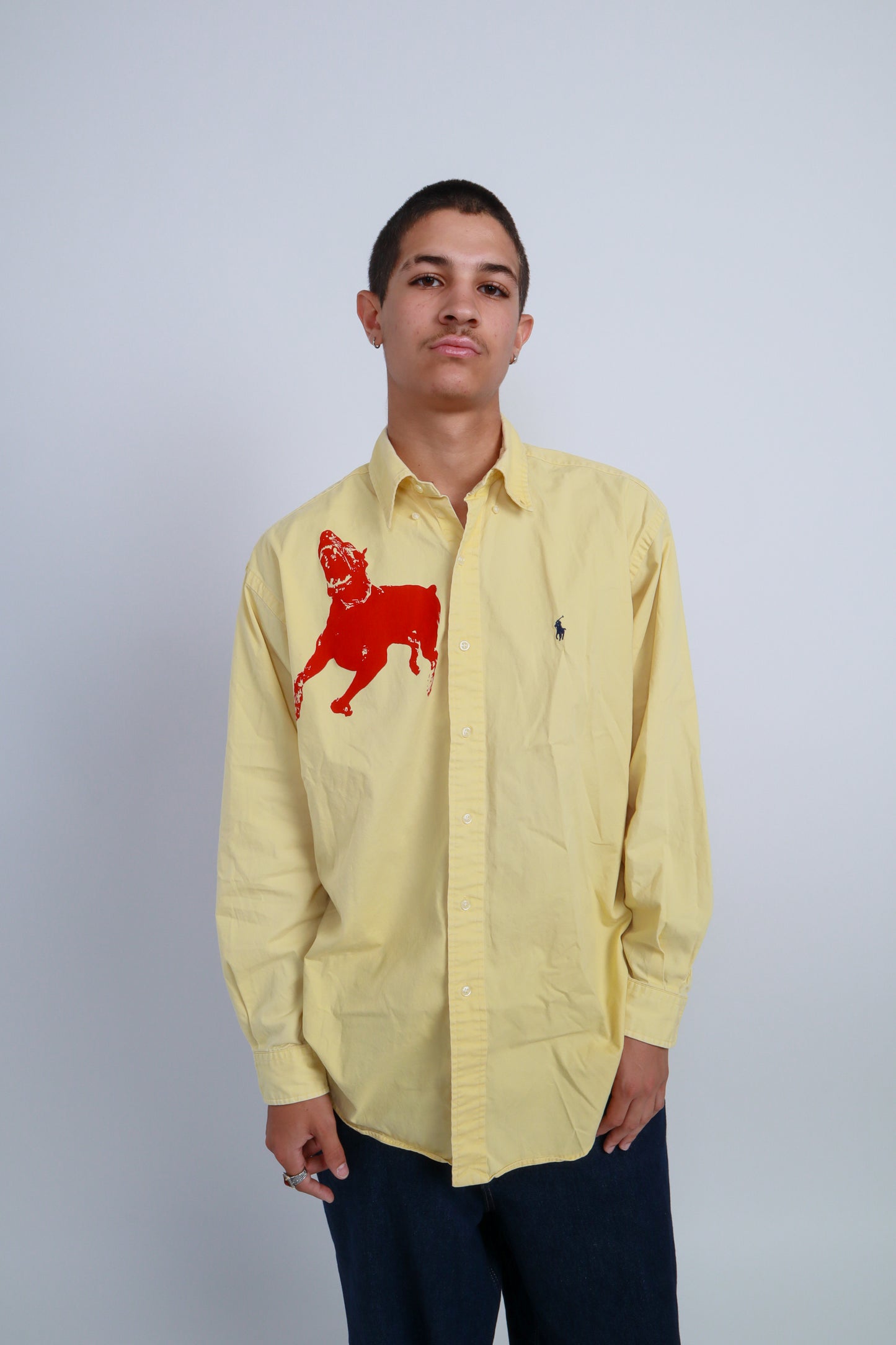 dog button down *Ralph Lauren