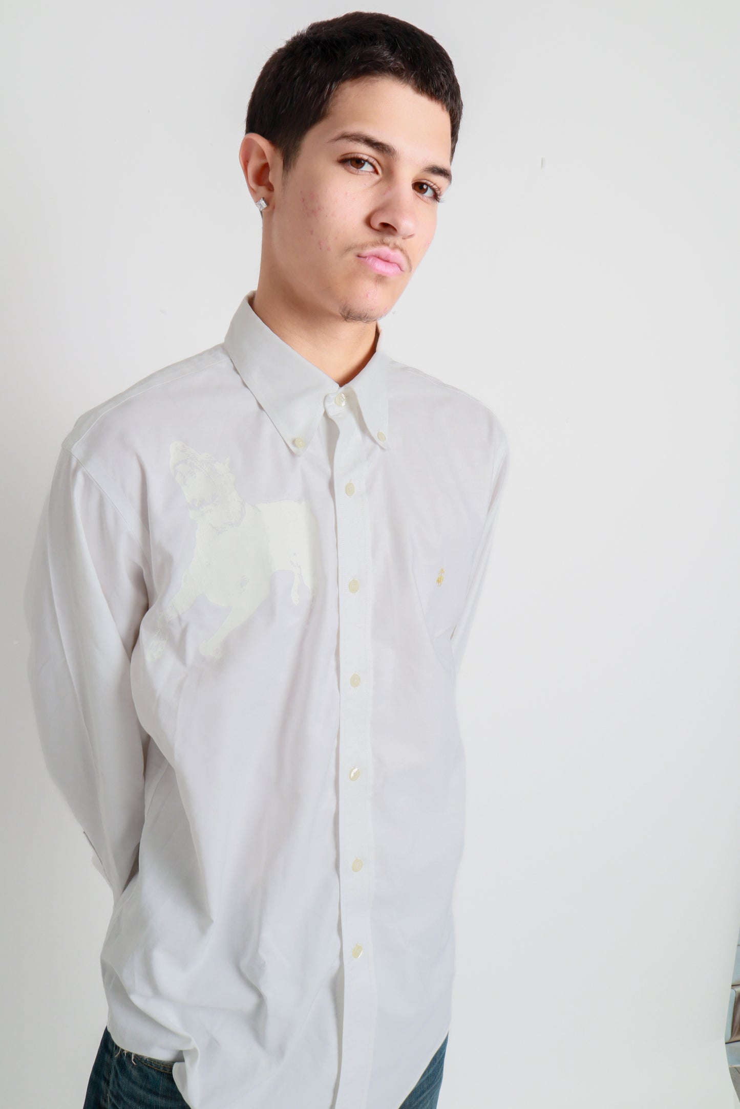 dog button down *Brooks Brothers