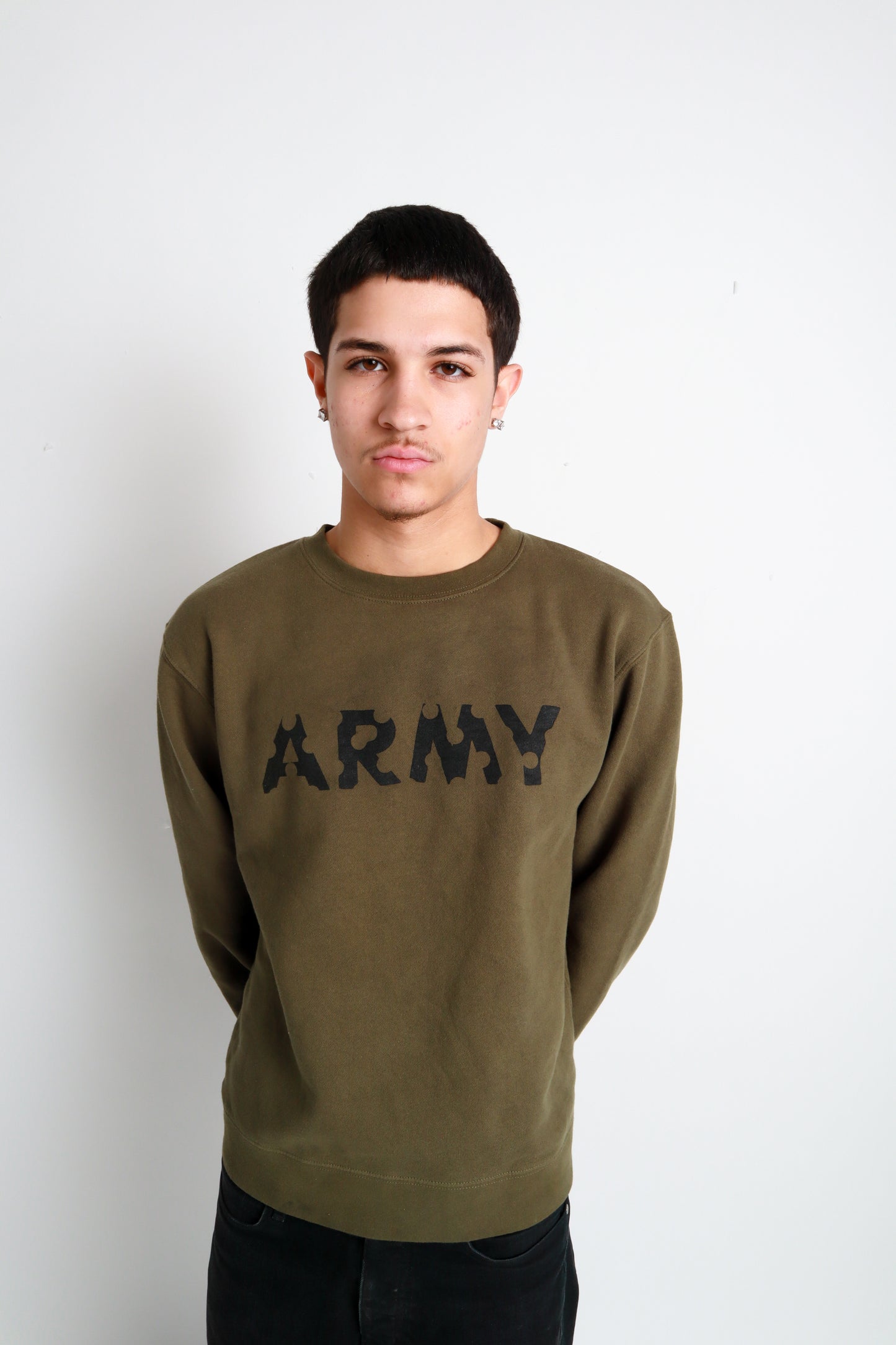polka army sweatshirt
