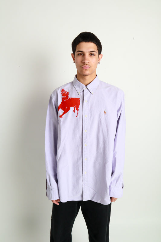 dog button down *Ralph Lauren