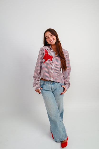 dog button down *Brooks Brothers