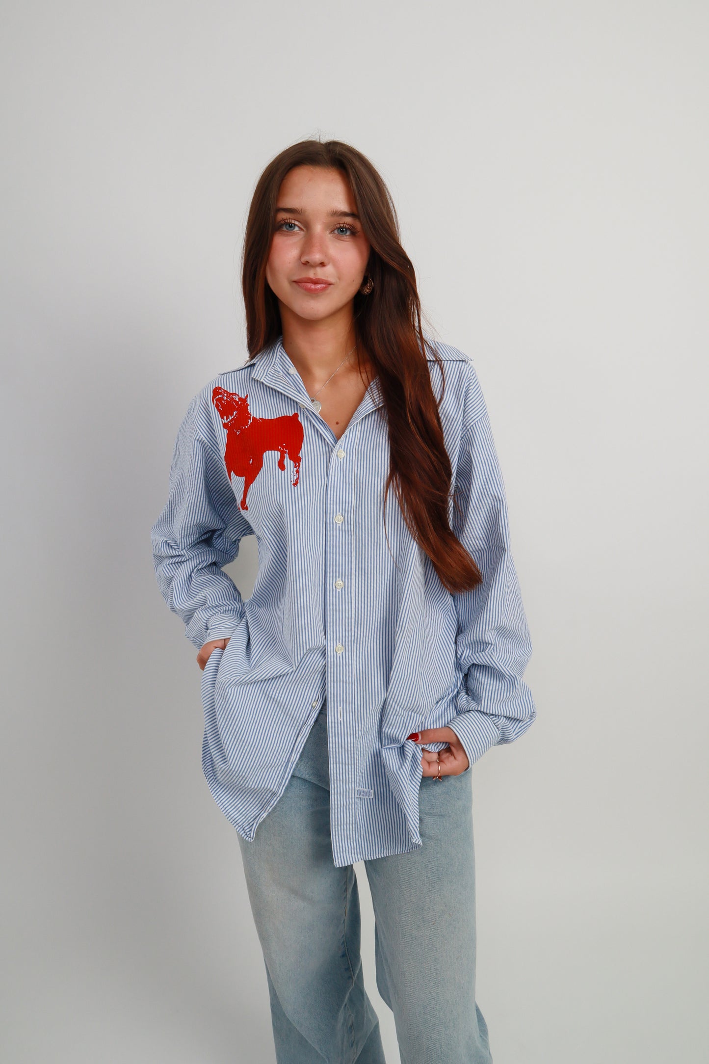 dog button down *Ralph Lauren