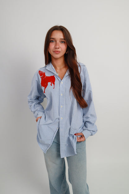 dog button down *Ralph Lauren