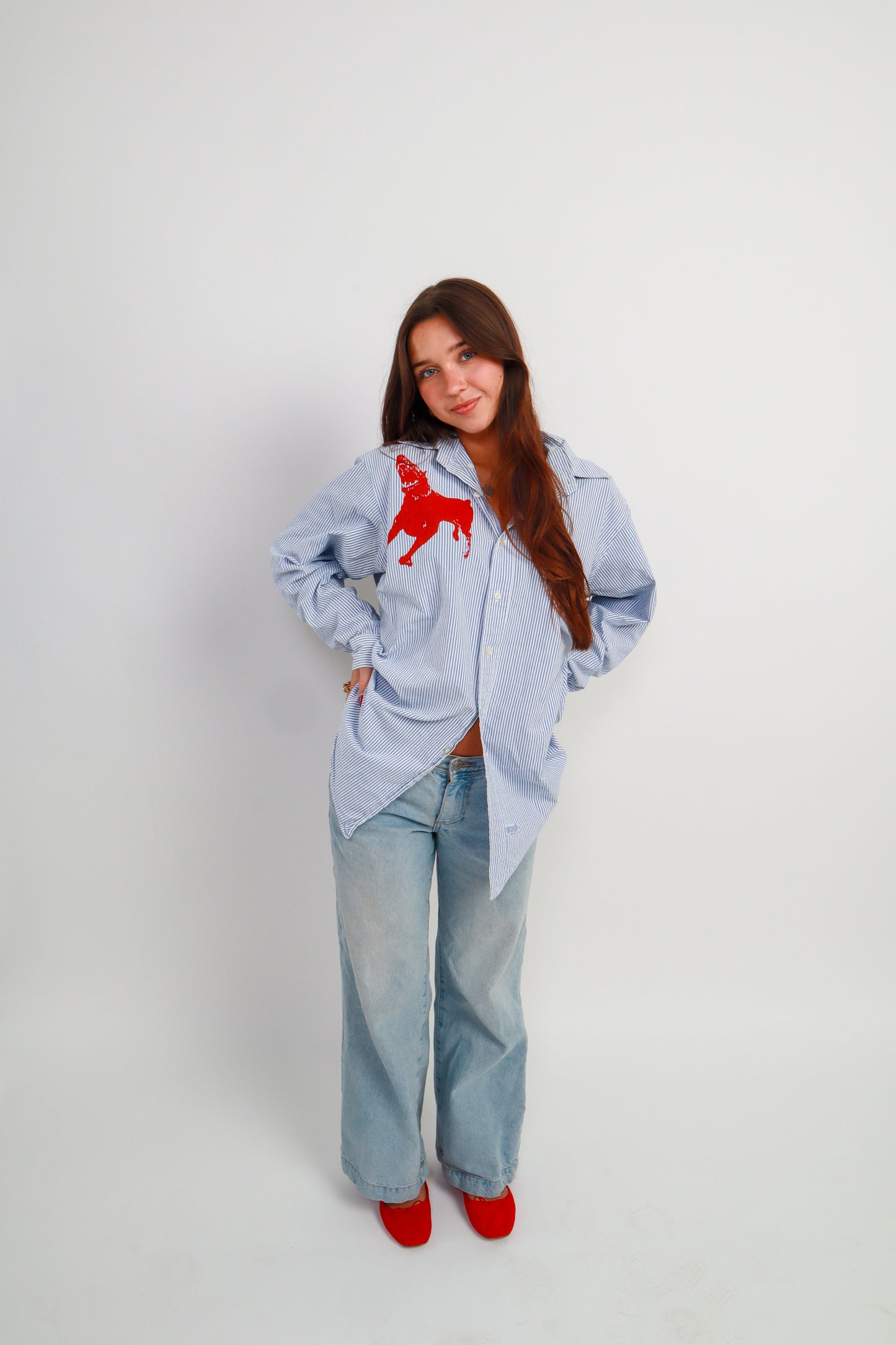 dog button down *Ralph Lauren