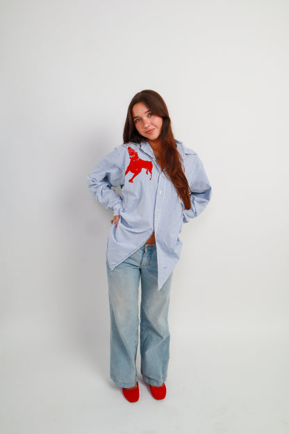 dog button down *Ralph Lauren