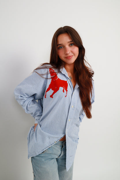 dog button down *Ralph Lauren