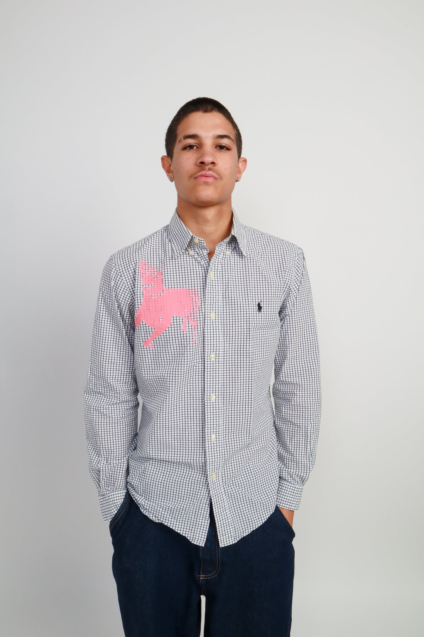 dog button down *Ralph Lauren