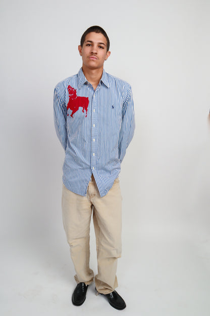 dog button down *Ralph Lauren