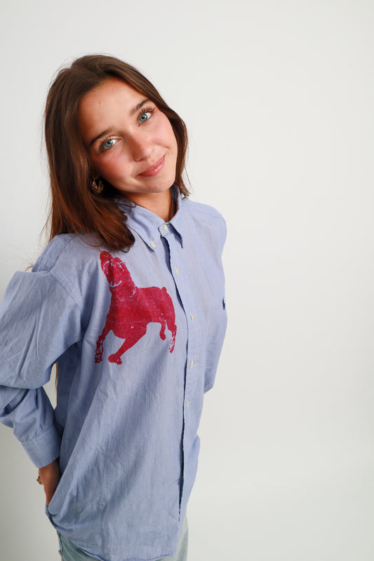 dog button down *Ralph Lauren