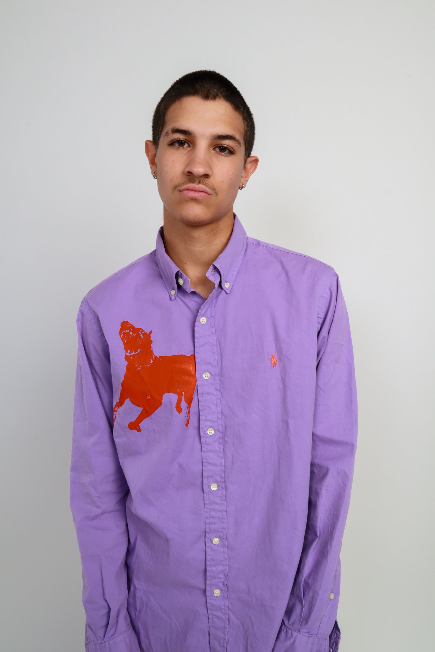 dog button down *Ralph Lauren