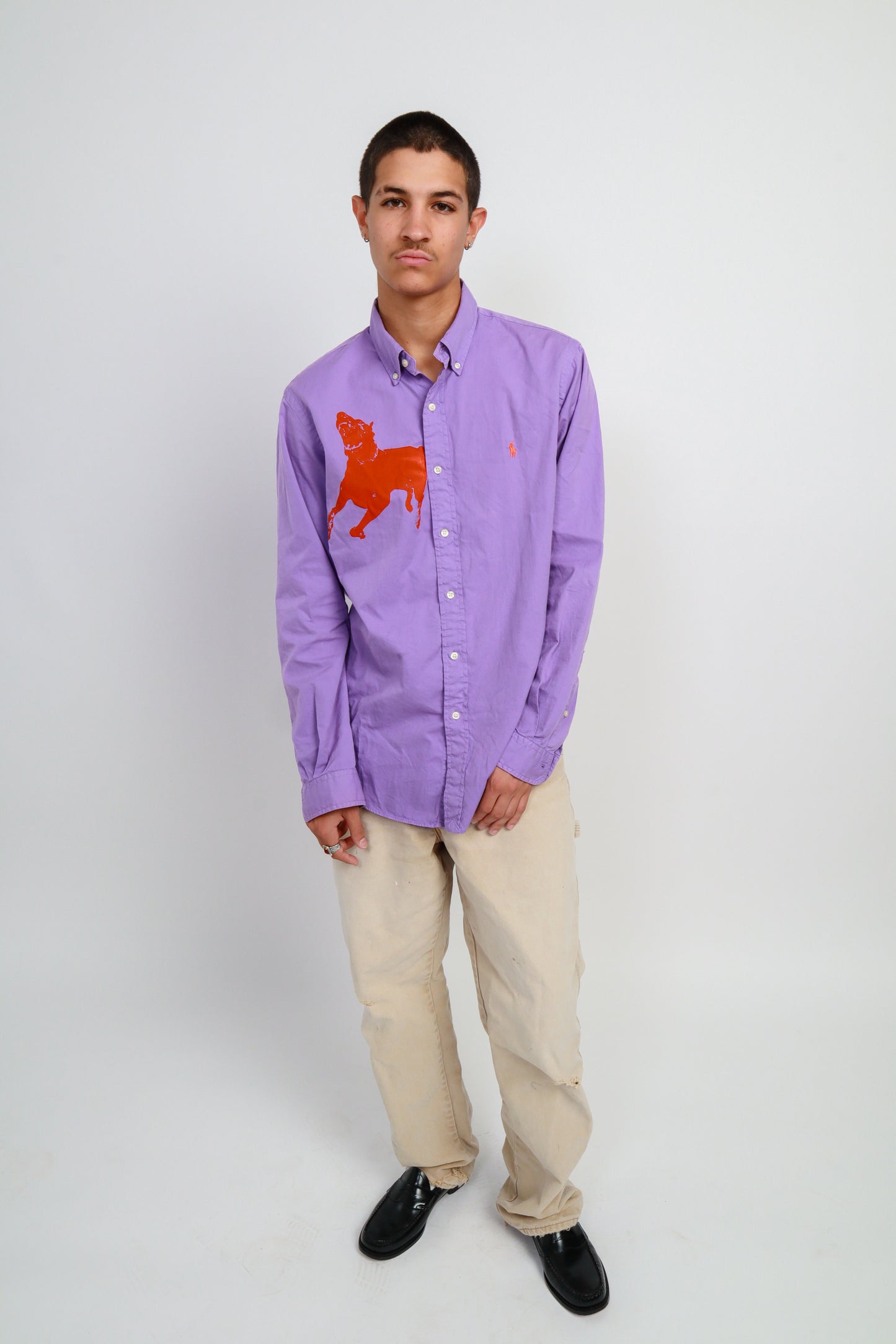 dog button down *Ralph Lauren