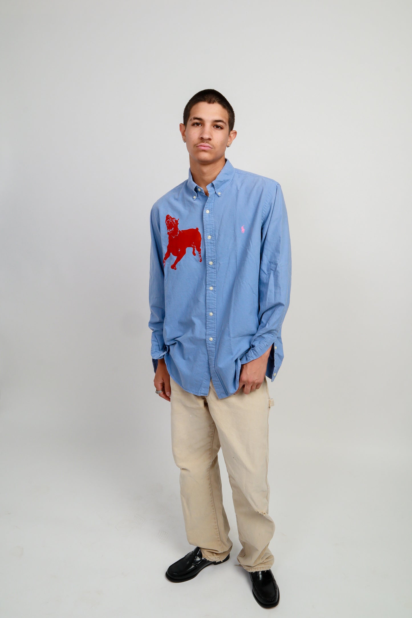 dog button down *Ralph Lauren