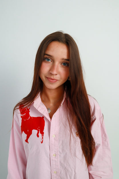 dog button down *Ralph Lauren