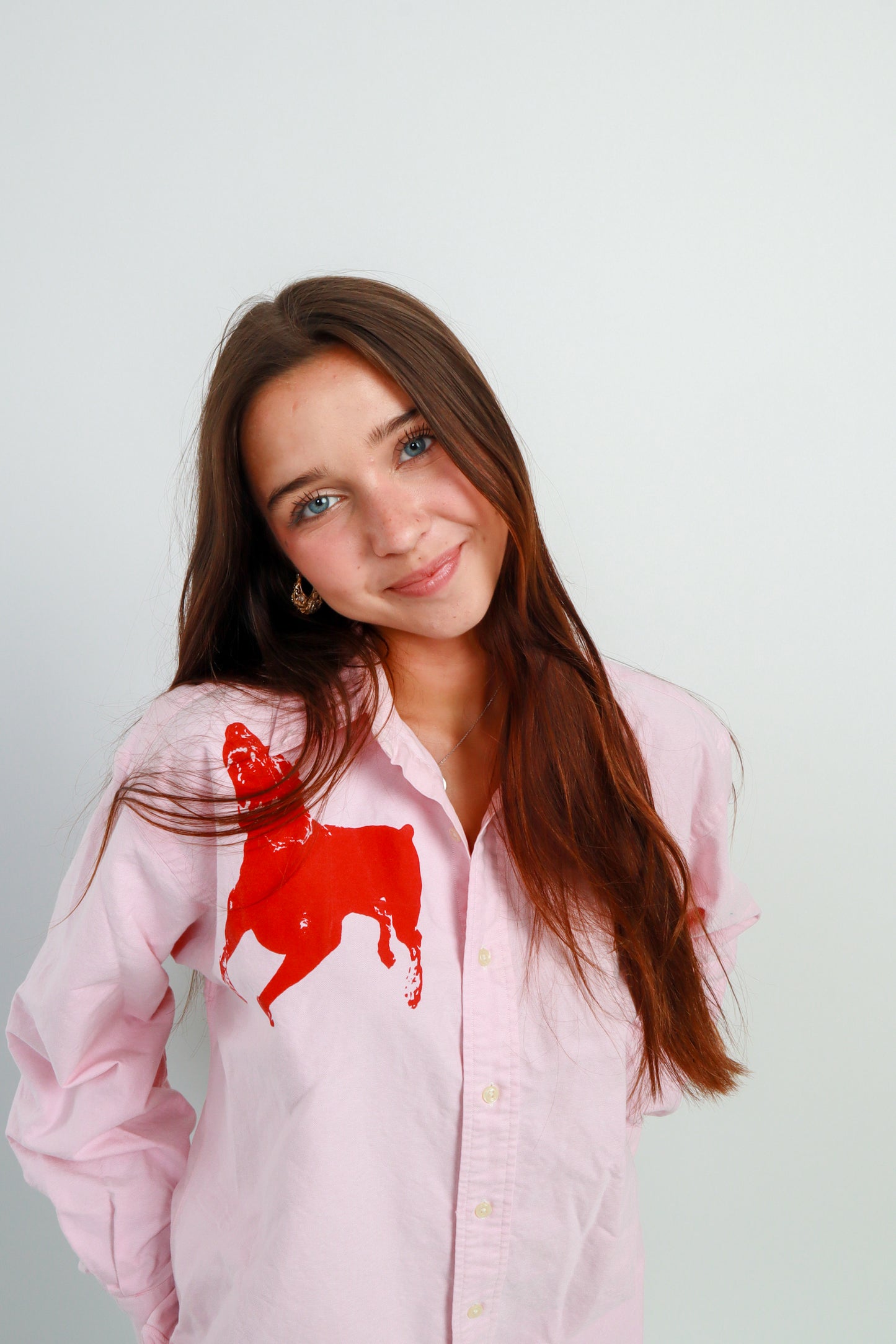 dog button down *Ralph Lauren