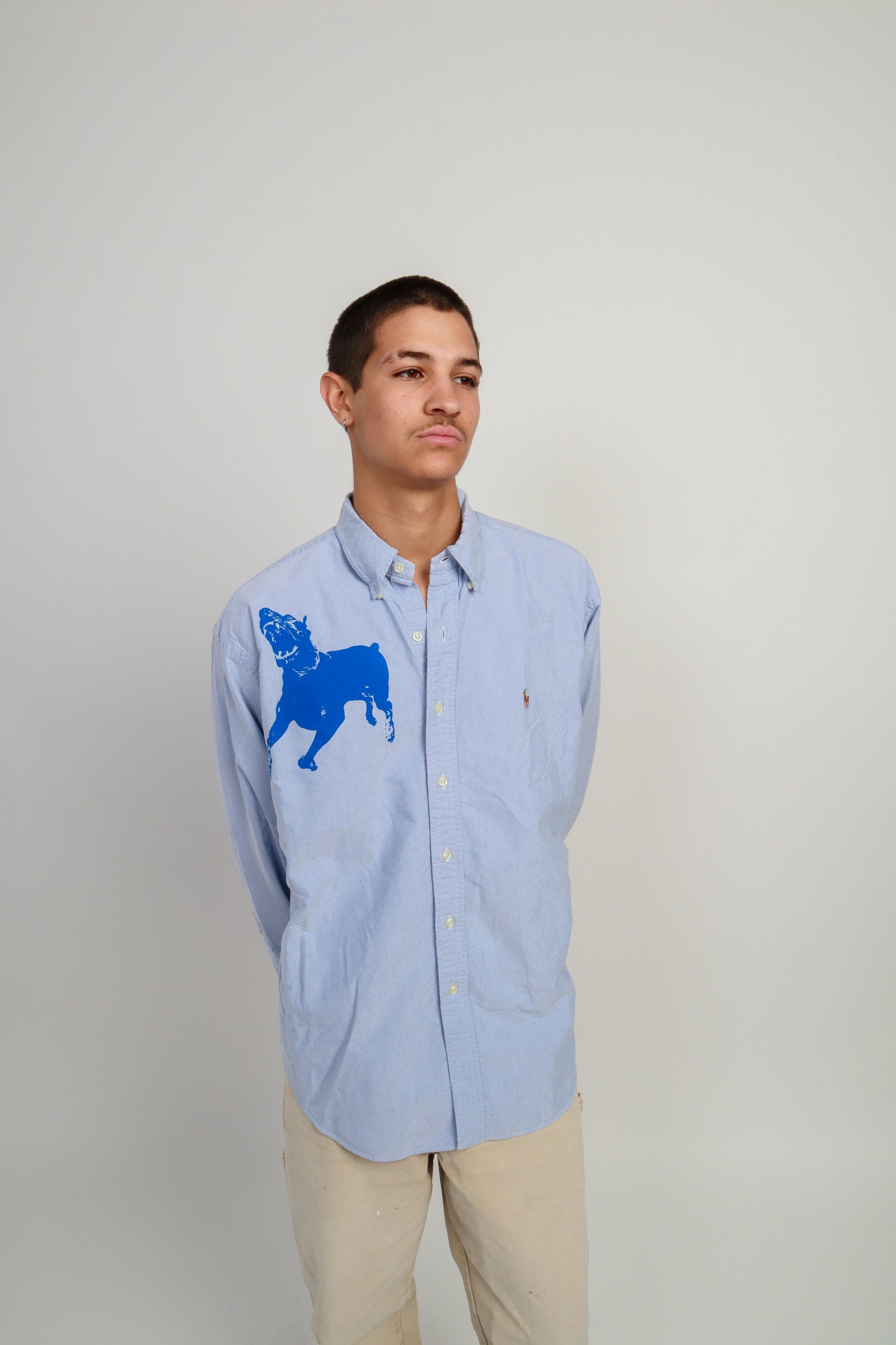 dog button down *Ralph Lauren